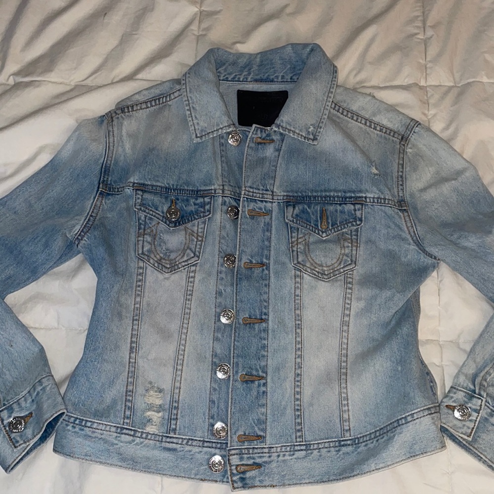 NWT True Religion Brand Jean Jacket Loose fit XS